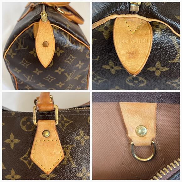 LOUIS VUITTON Vintage Monogram Canvas Speedy 30 Bag - Picture 4 of 15